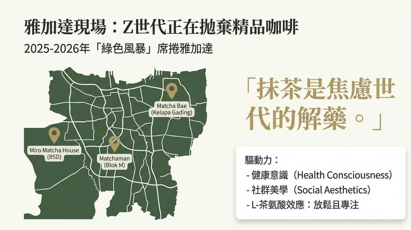 【印尼美食】席捲雅加達的綠色風暴——印尼抹茶熱潮 (The Matcha Boom) - 第5張圖 【印尼美食】席捲雅加達的綠色風暴——印尼抹茶熱潮 (The Matcha Boom)